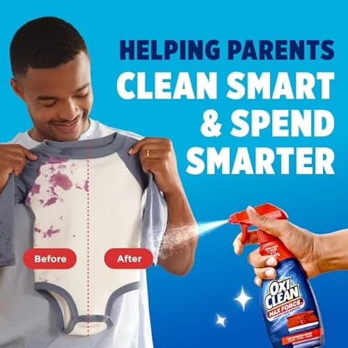 OxiClean Max Force Laundry Stain Treater Spray 118ml (2 Fl Oz, 2 Pack) | Tough Dried-In Stains thumbnail 8