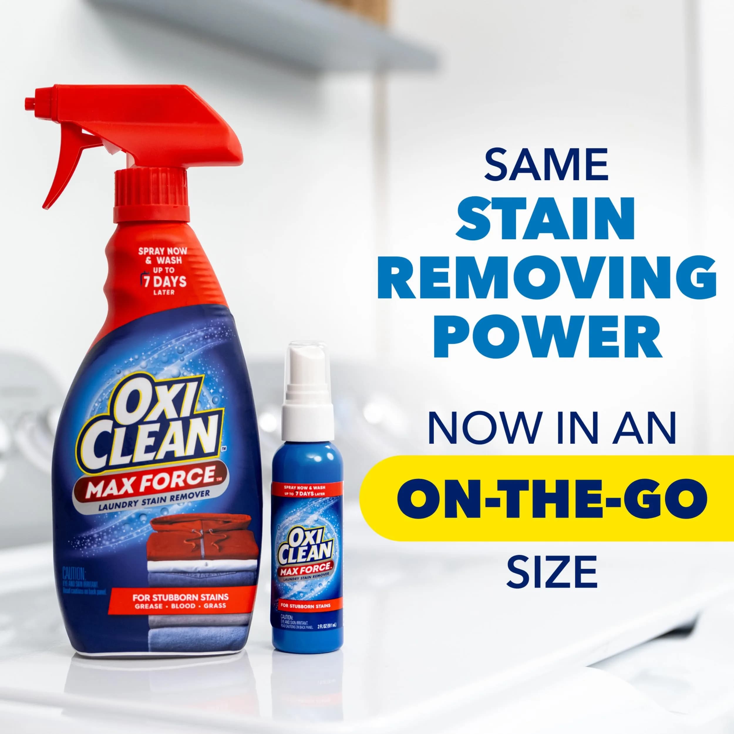 OxiClean Max Force Laundry Stain Treater Spray 118ml (2 Fl Oz, 2 Pack) | Tough Dried-In Stains - view 2