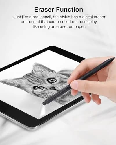 Whaleme EMR Stylus with Eraser, 4096 Pressure Pen for reMarkable 2 | Palm Rejection & Tilt Support thumbnail 4