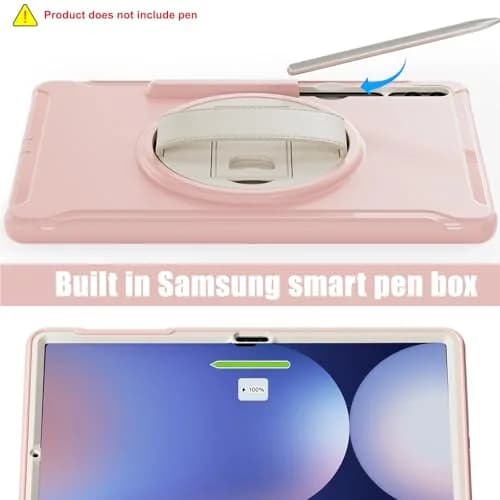 Junfire Protective Case for Samsung Galaxy Tab S9 Plus/S8 Plus/S7Plus/S7FE/S9 FE Plus | 12.4'' Tablet Cover with Kickstand & Stylus Holder thumbnail 5