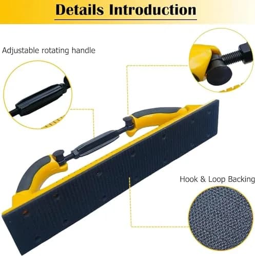 Toromp Hand Sanding Block 2-3/4" x 15-3/4" | Adjustable Radius Flex for Automotive & Woodworking thumbnail 4