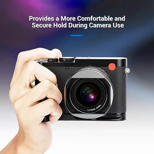 JJC Metal Hand Grip Handgrip L Bracket for Leica Q3/Q3 43 Cameras | Comfortable, Secure Hold thumbnail 2