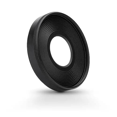 JJC EW-55 Lens Hood for Canon RF 28mm f/2.8 STM, 55mm Filter/Cap Compatible | Aluminum Alloy, Flare Reduction thumbnail 1
