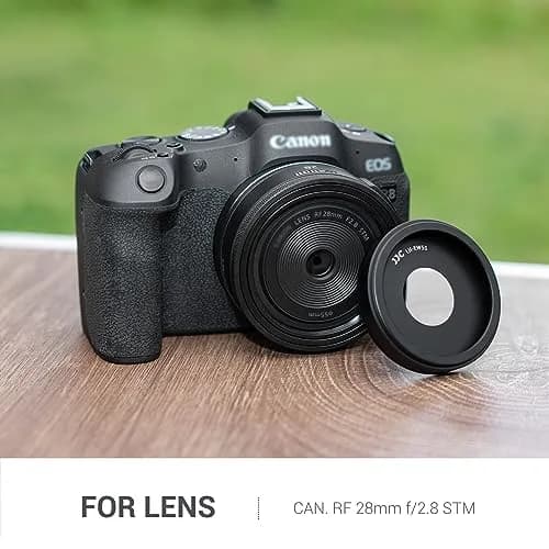 JJC EW-55 Lens Hood for Canon RF 28mm f/2.8 STM, 55mm Filter/Cap Compatible | Aluminum Alloy, Flare Reduction thumbnail 2