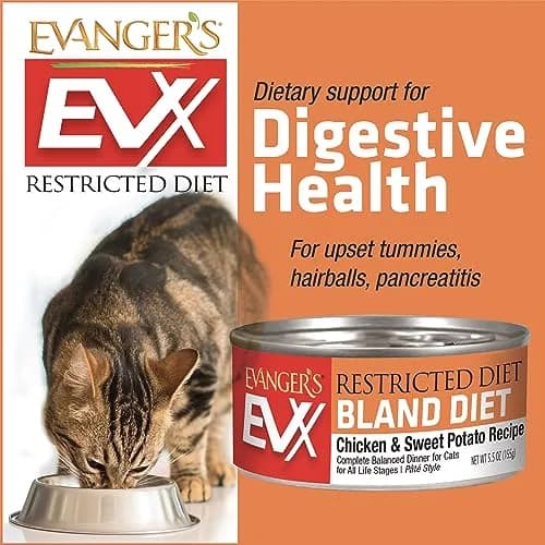 Evanger's Pet Food – Restricted Diet Bland Recipe for Cats, 5.5 oz, Pack of 24 | Simple, Gentle, USA Made thumbnail 3