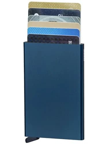 SECRID Card Protector RFID Wallet Navy 6.5 x 10.2 x 2.1 cm | Protects Cards from Skimming thumbnail 3