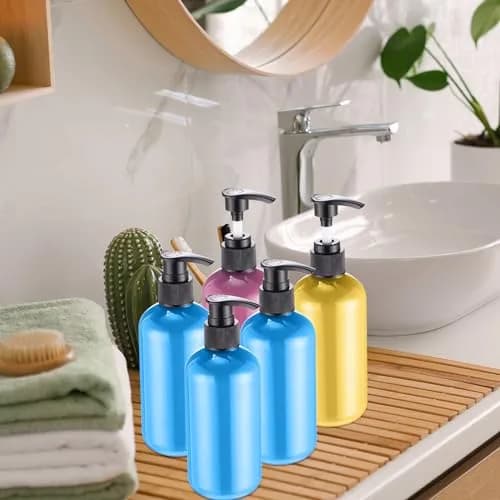 Hushee 150 Pcs 8 oz Plastic Pump Bottles | Leakproof Refillable Dispensers for Liquids thumbnail 4