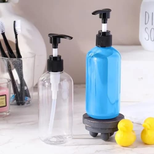 Hushee 150 Pcs 8 oz Plastic Pump Bottles | Leakproof Refillable Dispensers for Liquids thumbnail 6