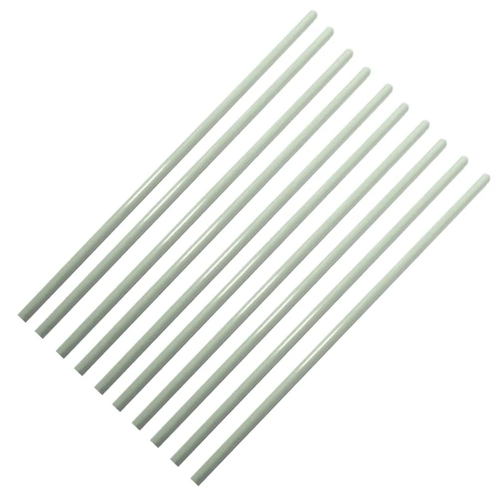 MOKOVI Round Fiberglass Solid Rod Blank 4mm x 420mm | 10 Pcs Pack for DIY & Sports Equipment - main product image
