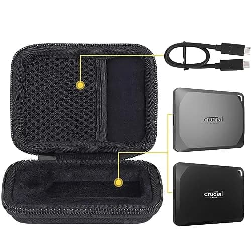 Aenllosi Hard Case for Crucial X9 X9 Pro X10 X10 Pro 1TB/2TB | Shock & Waterproof Protection (70-120 chars) thumbnail 2