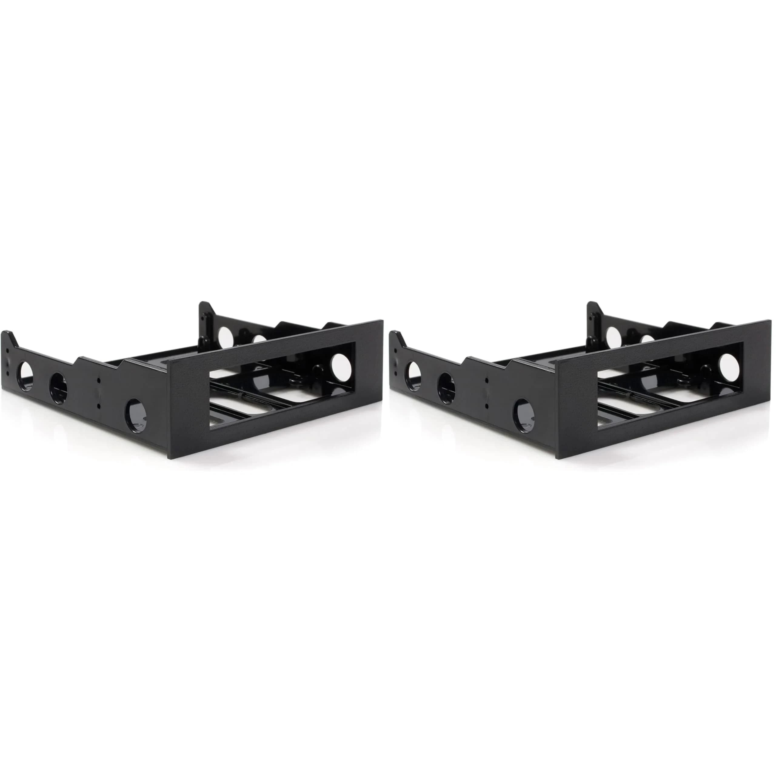StarTech.com 3.5" to 5.25" Front Bay Mounting Bracket Pack of 2 | Install 3.5" Peripherals in 5.25" Bay - main product image