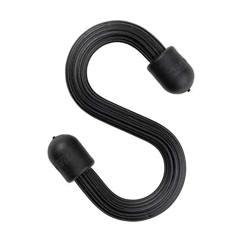 Nite Ize Gear Tie Bendable S-Hook Hanger, Black (Pack of 2) | Modern Closet Organizer thumbnail 2