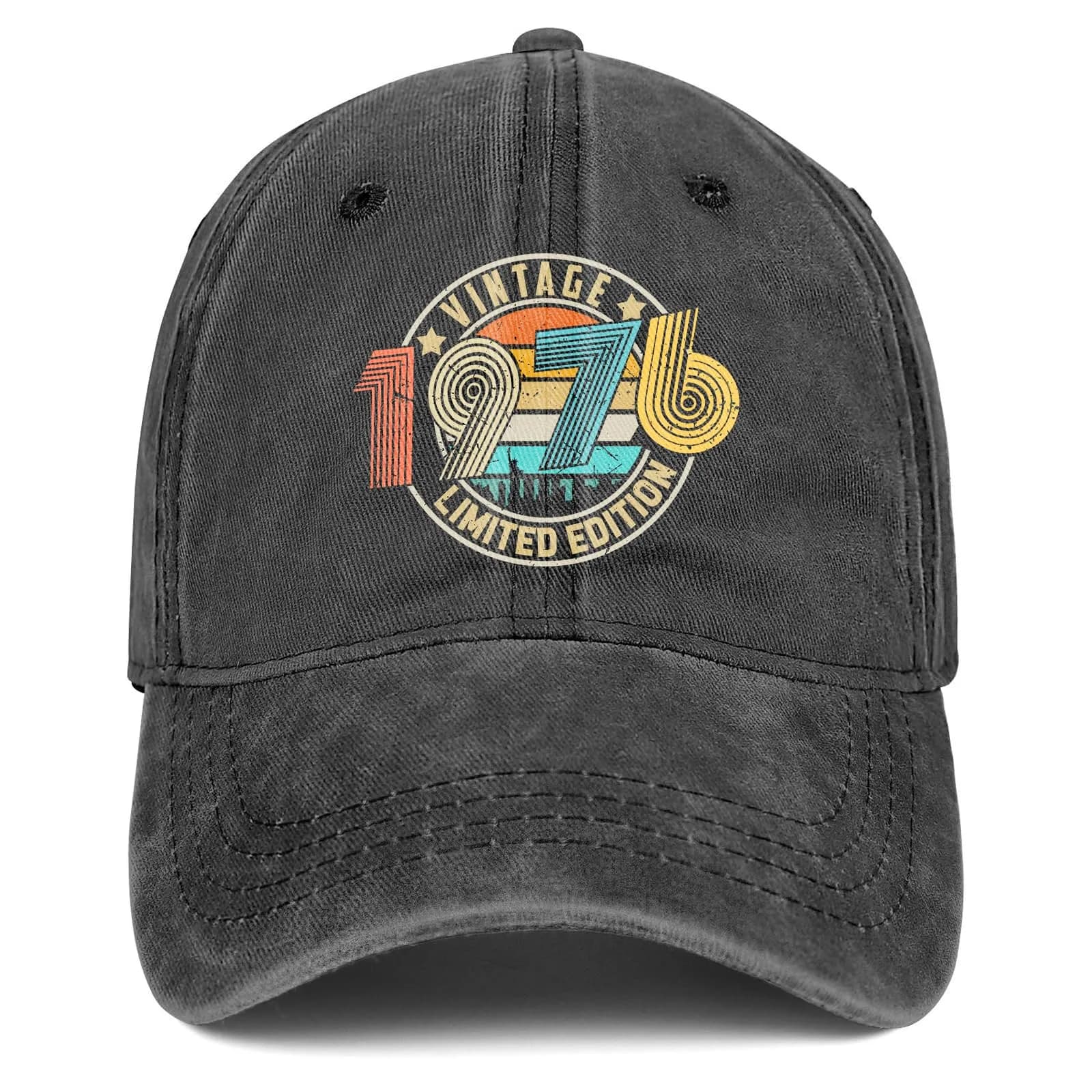 XAIVEZL 50th Birthday Baseball Cap Hat 1976 | Vintage Gift for Men & Women