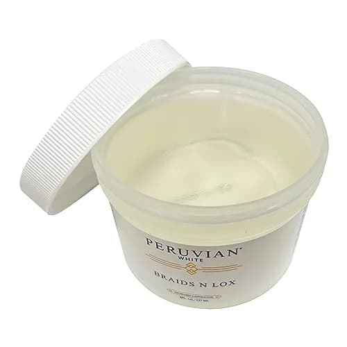 Peruvian white Braid, Loc, & Edge Gel, 8 oz | Extra Hold, Anti-Frizz, No Flaking thumbnail 2
