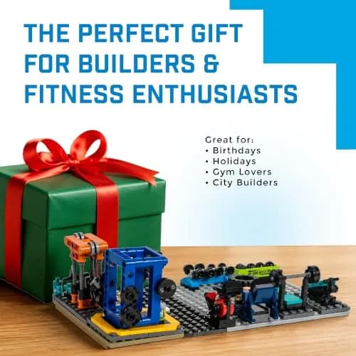 Brick Loot Mini City Gym Building Set 195 Pieces | STEM Educational Toy for Kids Ages 6+ thumbnail 4