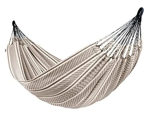LA SIESTA Flora Classic Cotton Hammock & TreeMount | Large Double Indoor Outdoor thumbnail 2