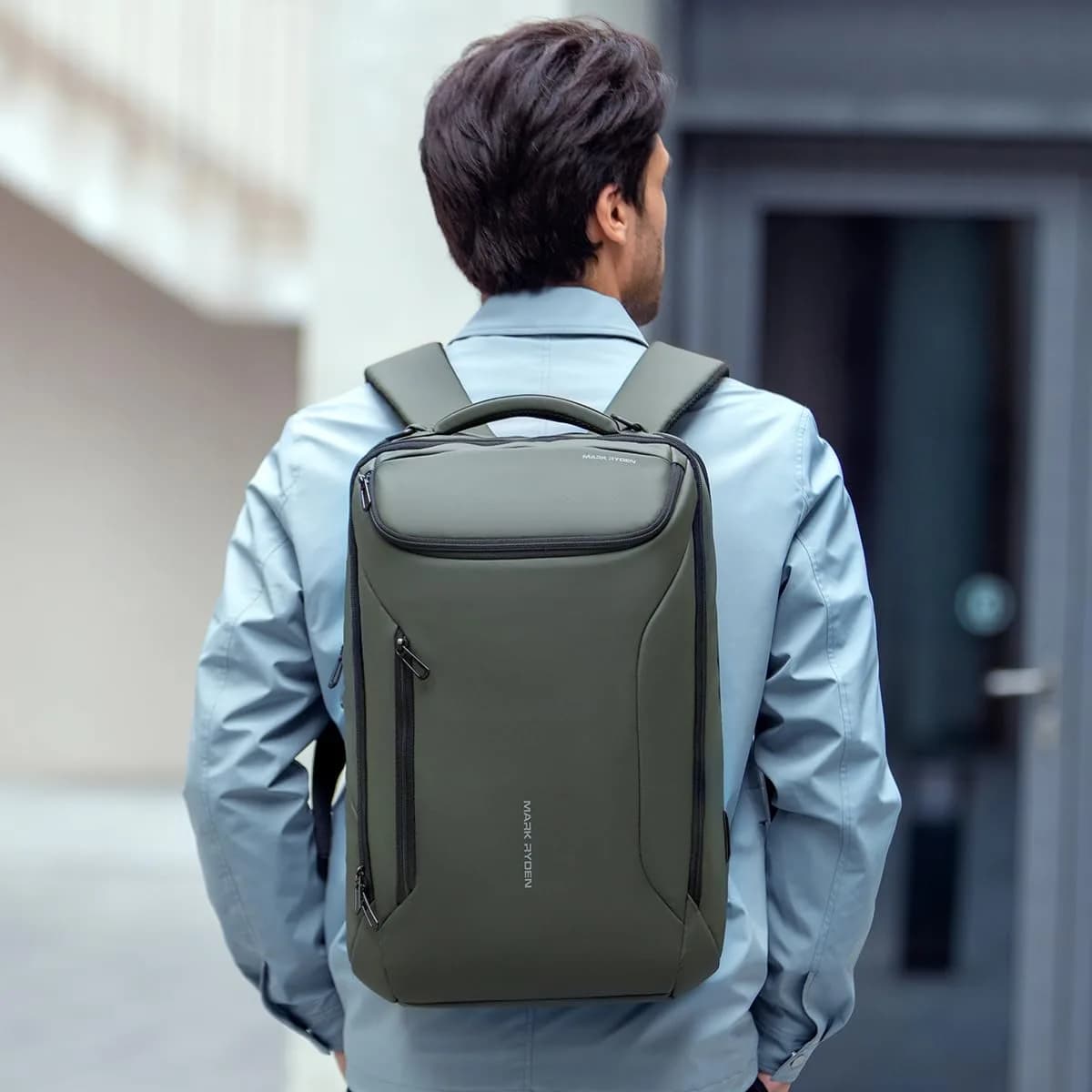 MARK RYDEN Business Backpack for Men, Waterproof 17.3 Inch Laptop Backpack with USB Charging Port & Sport Car Shape Design | High Capacity Travel Bag - view 7