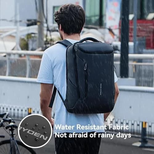 MARK RYDEN Business Backpack for Men, Waterproof 17.3 Inch Laptop Backpack with USB Charging Port & Sport Car Shape Design | 32L (1.2kg) thumbnail 5