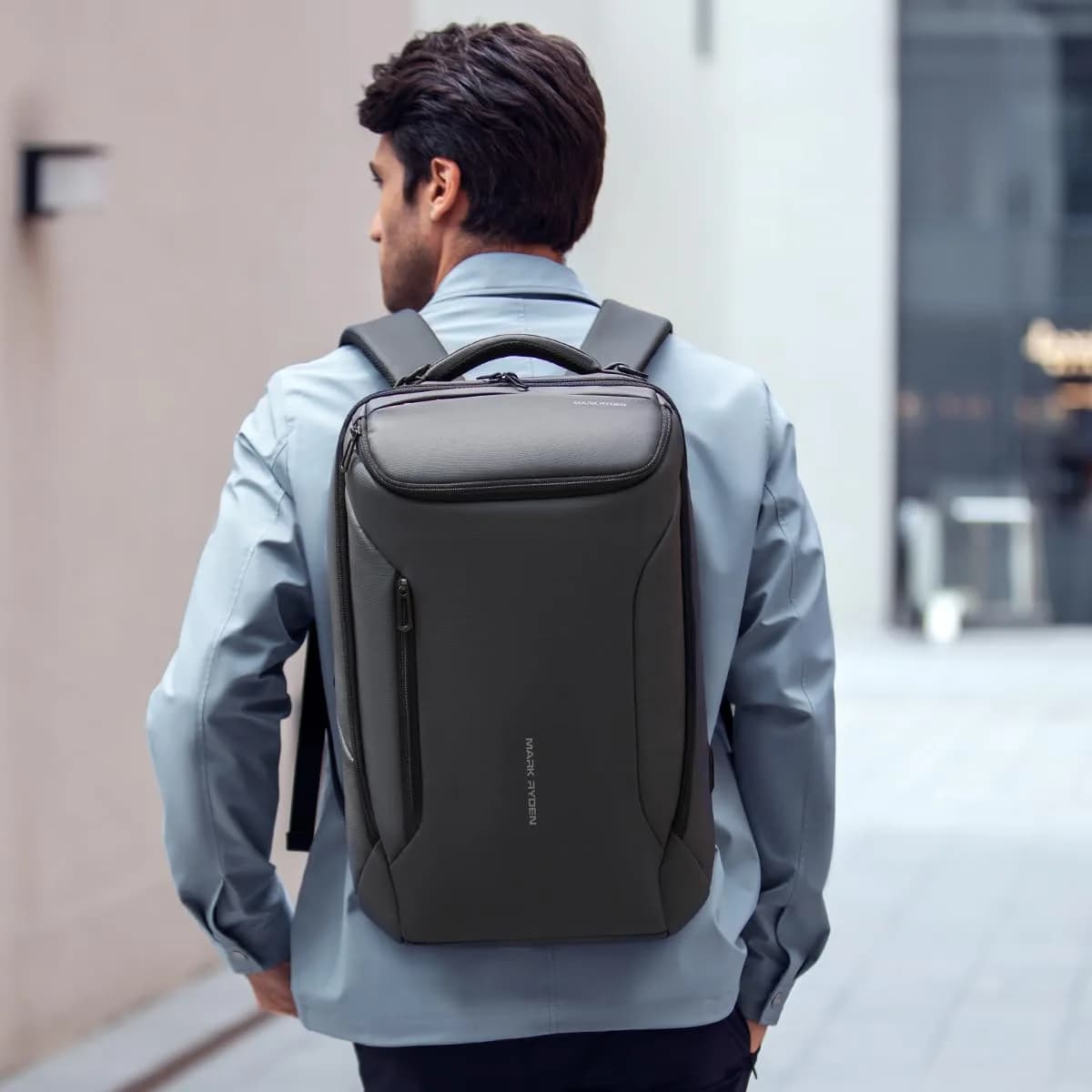 MARK RYDEN Business Backpack for Men, Waterproof 17.3 Inch Laptop Backpack with USB Charging Port & Sport Car Shape Design | 32L (1.2kg) - view 7