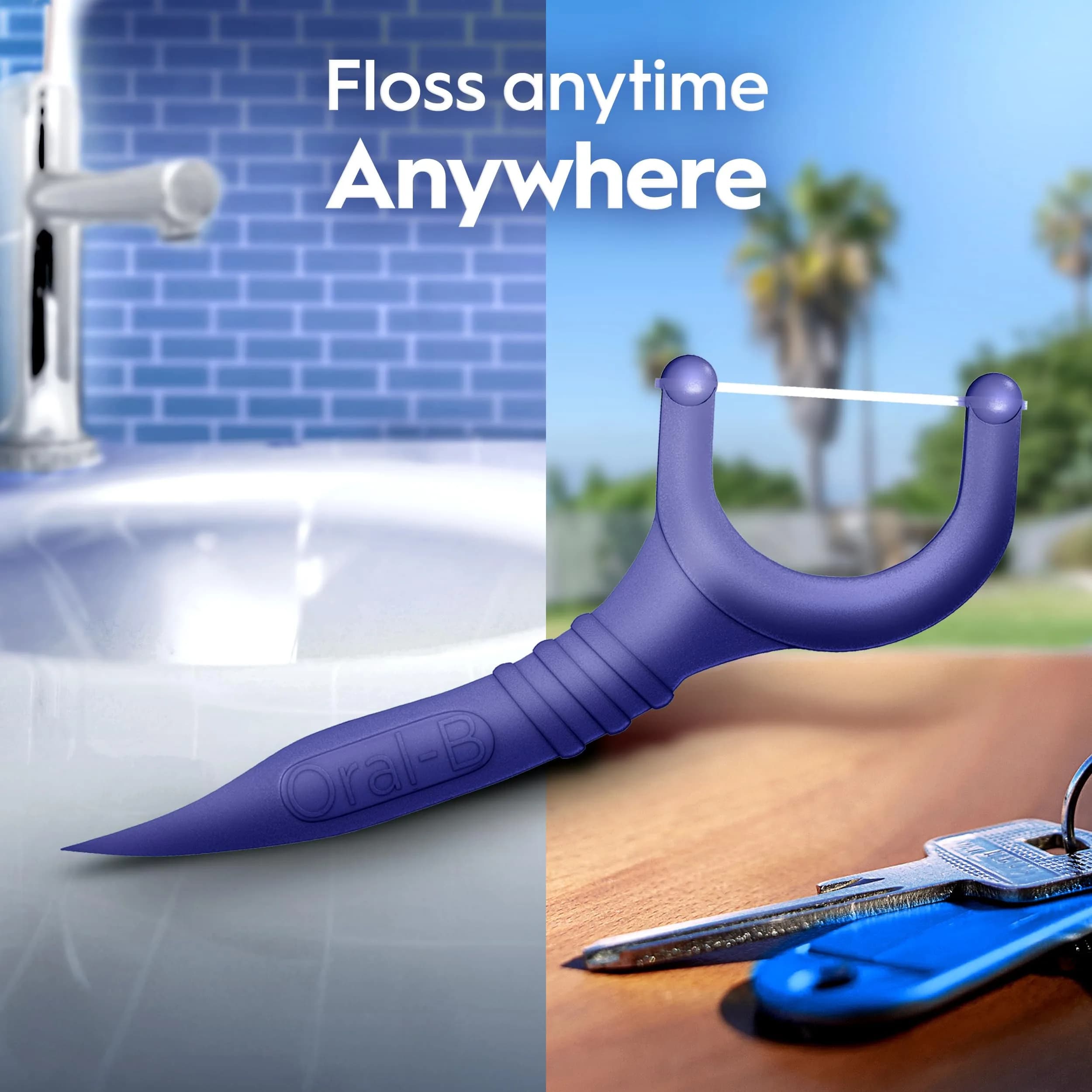 Oral-B Red Glide Floss Picks Bag | Removes Plaque, Dentist Tested, Hypoallergenic - view 5