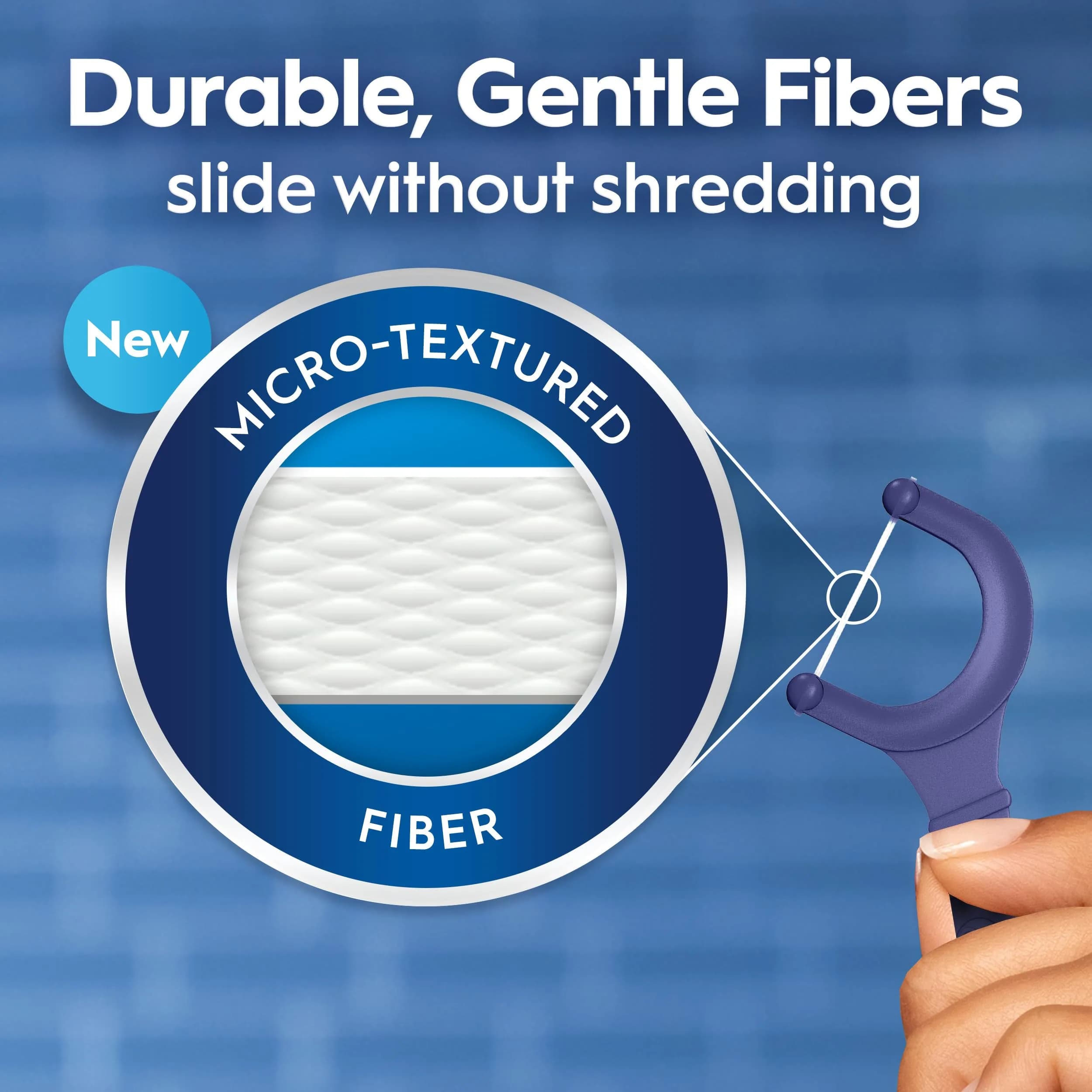 Oral-B Red Glide Floss Picks Bag | Removes Plaque, Dentist Tested, Hypoallergenic - view 3