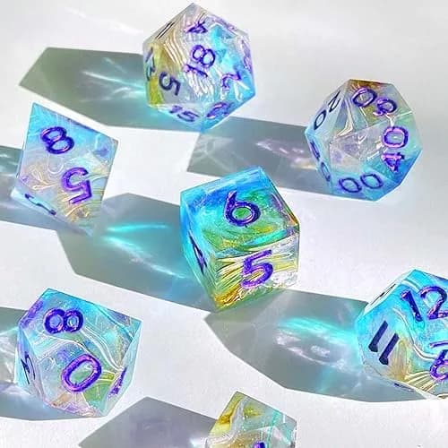 Juome Dice Resin Molds Silicone, DND Dice Silicone Molds for Epoxy Resin, 4 inch | DIY Dice Making for Tabletop Games thumbnail 7