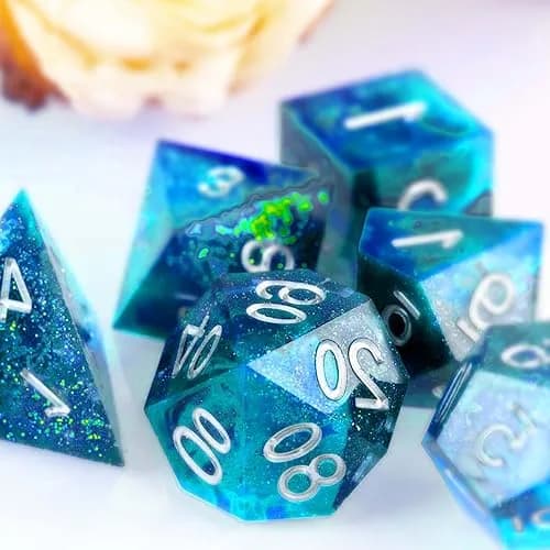 Juome Dice Resin Molds Silicone, DND Dice Silicone Molds for Epoxy Resin, 4 inch | DIY Dice Making for Tabletop Games thumbnail 2