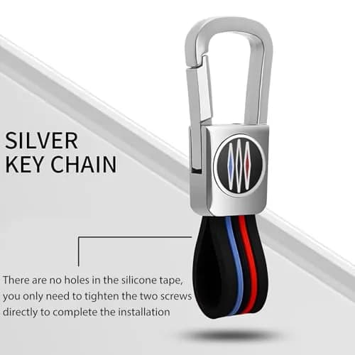 OLLEN Heavy Zinc Alloy Key Fob Cover for BMW 2023-2025+ Series, Fashion Silver (1 Pcs) thumbnail 4