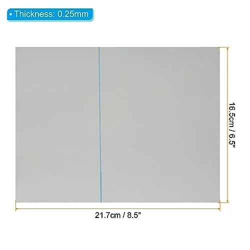 PATIKIL 4 Pack Polarized Film Sheets 21.7x16.5cm (8.5x6.5 inch) | Adhesive Linear Polarizing Filter for LCD Displays thumbnail 2