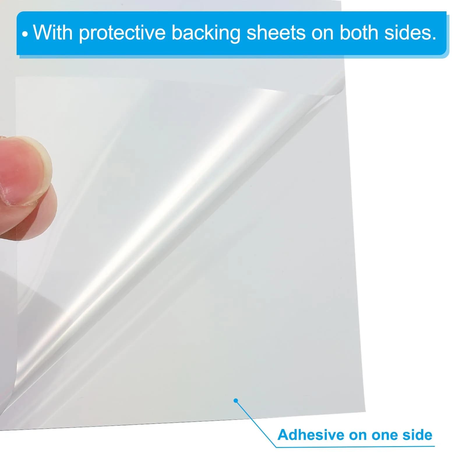 PATIKIL Polarized Film Sheets 20x15.2cm (7.9x6 Inch) | 2-Pack Linear Polarizing Filter for LCD Displays - view 5