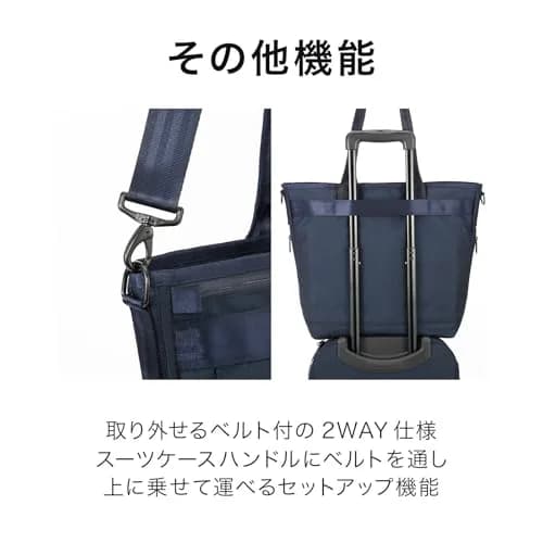 ace.GENE(エースジーン) Tote Bag, Black | Heavy Duty Business & Travel Bag, 19L Capacity thumbnail 9