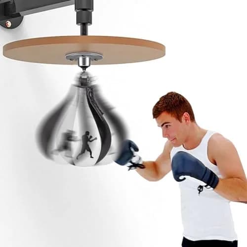 BeneLabel Stainless Steel Speed Bag Swivel Mount with 360° Rotation Hook | Heavy Duty Boxing Swivel for Punching Bag Platform thumbnail 2