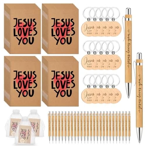 Tenceur Christian Notebooks Pens Keychains | Religious Gift Set for Faith & Inspiration thumbnail 1