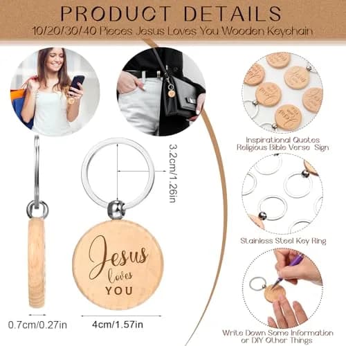 Tenceur Christian Notebooks Pens Keychains | Religious Gift Set for Faith & Inspiration thumbnail 4