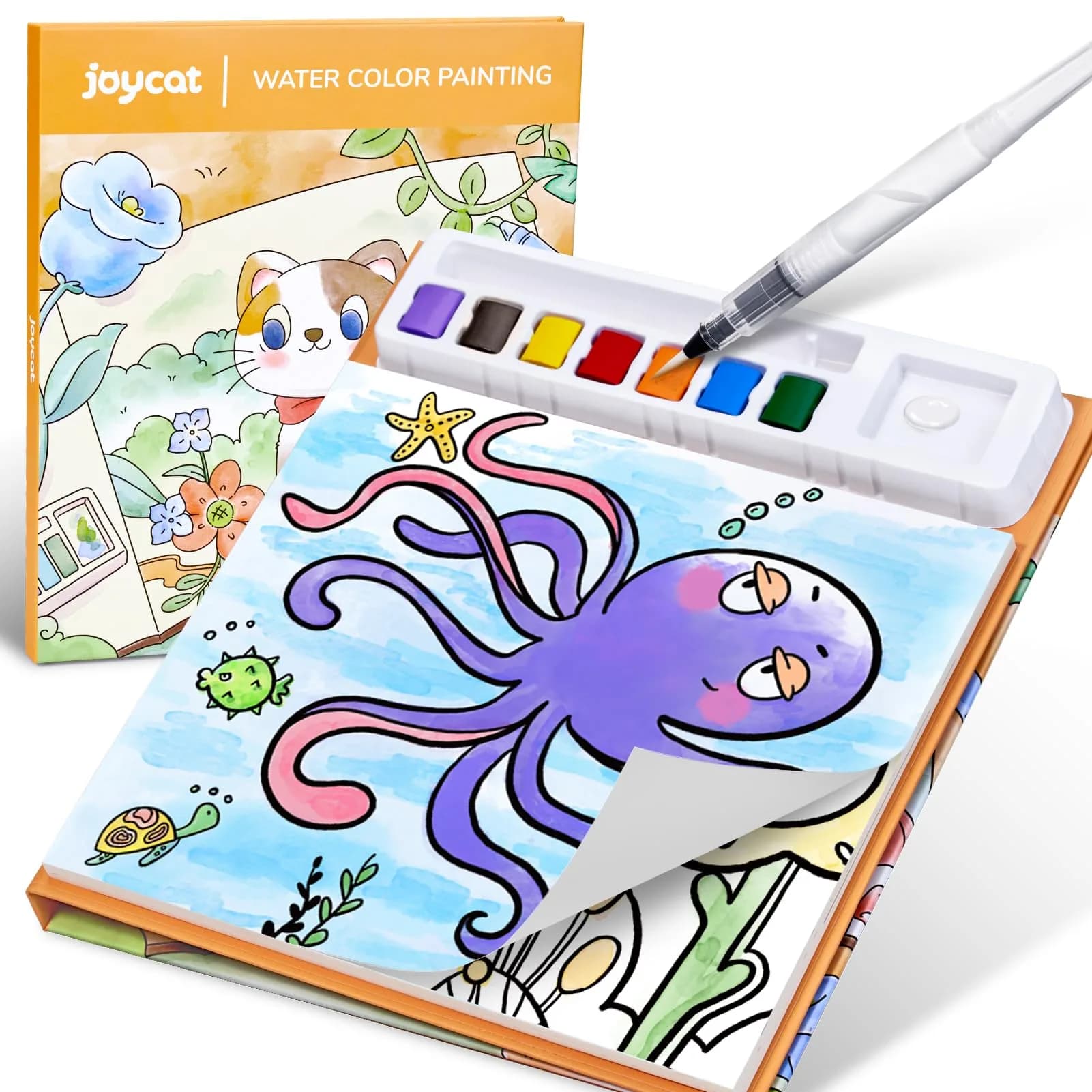 JoyCat Paint with Water Coloring Books for Toddlers | Common Knowledge Theme - main product image
