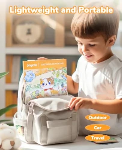 JoyCat Paint with Water Coloring Books for Toddlers (Common Knowledge Theme) 223 ml (7.55 cu in) | Mess-Free Toddler Art Activity thumbnail 4