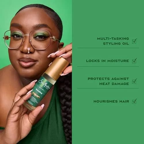 Shea Moisture Bonding Oil with Amla Oil 3.3oz | Frizz Control & Strengthening thumbnail 5