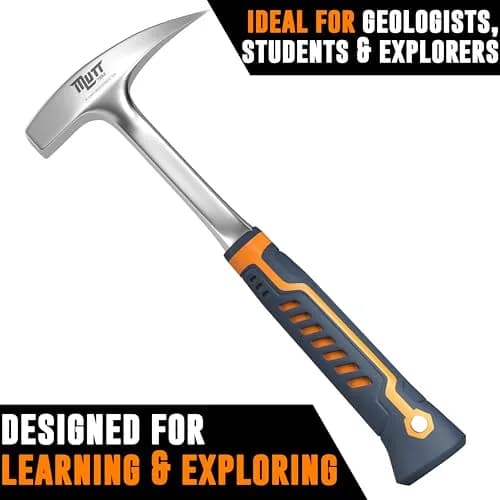AMERICAN MUTT TOOLS Geologist Rock Pick Hammer 454g (22 oz) | Forged Steel Head, Ergonomic Handle, Field Work thumbnail 6