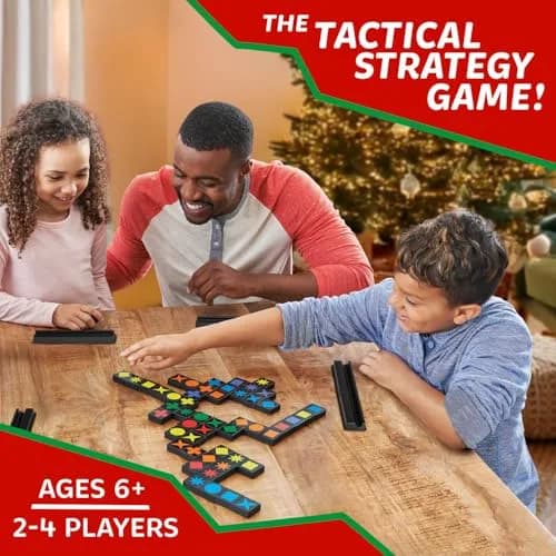 MindWare Qwirkle with Trays Strategy Board Game, 108 Wooden Tiles | Family Strategy Fun for Ages 6+ thumbnail 2