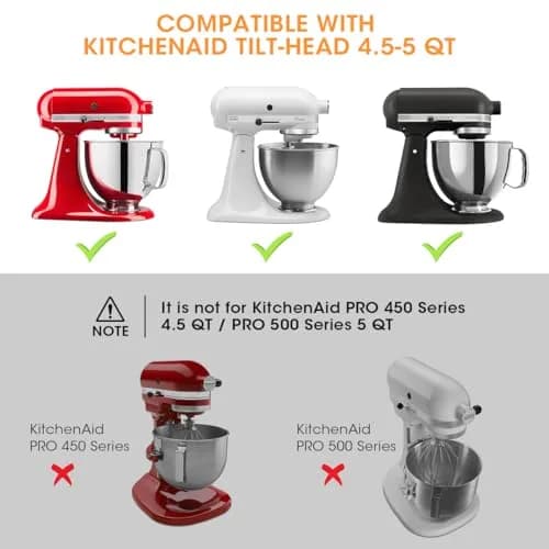 Aieve Mixer Slider Mat for KitchenAid 4.5-5 QT Tilt-Head Stand Mixer Accessories | Acrylic Sliding Tray with Felt Bottom thumbnail 2