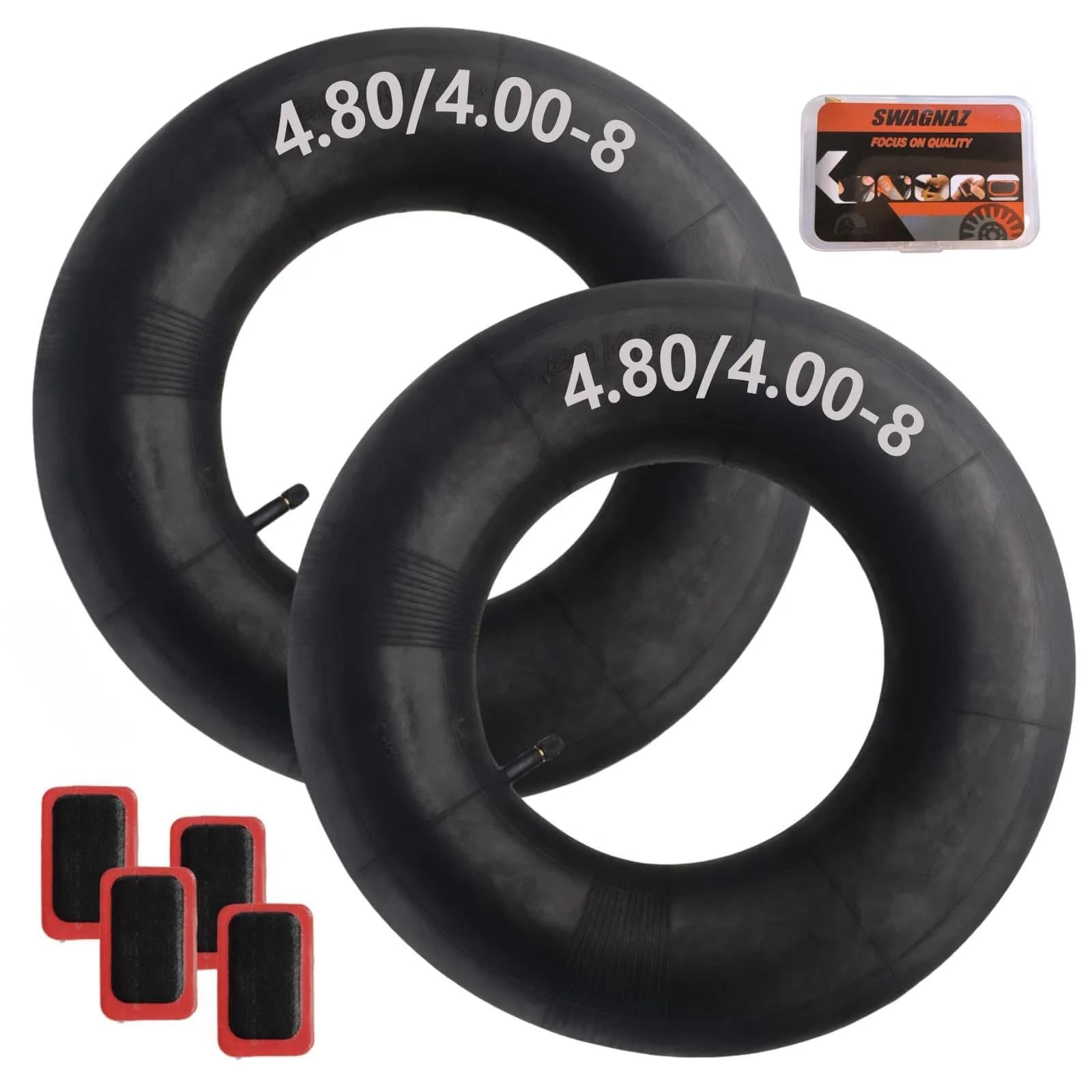 Swagnaz 4.80/4.00-8 Inner Tube | 15.5 inch OD, 30 PSI Max Inflation - view 5