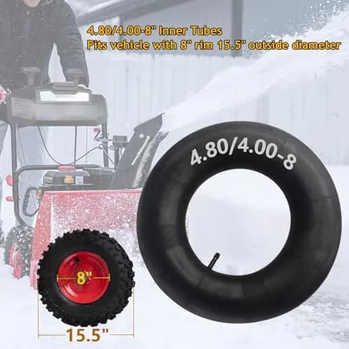 Swagnaz 4.80/4.00-8 Inner Tube | 15.5 inch OD, 30 PSI Max Inflation thumbnail 2