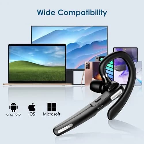 ICOMTOFIT G3 Bluetooth Headset with Mic | 10m Range, 8-10 Hr Talk Time thumbnail 4