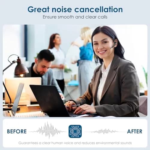 ICOMTOFIT G3 Bluetooth Headset with Mic | 10m Range, 8-10 Hr Talk Time thumbnail 6