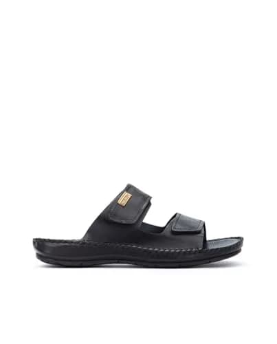 PIKOLINOS Mens Tarifa 06J-0084 Black EU 46 | Leather Slip On Sandal, Casual Comfort (70-120 chars) thumbnail 1