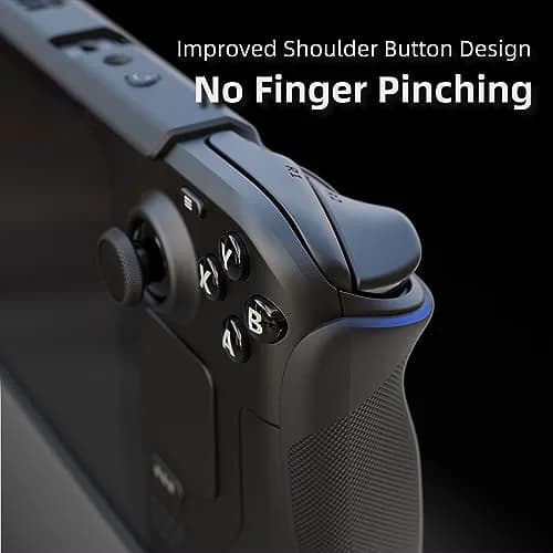 SAVAGE RAVEN Skull & Co. GripCase Bundle for Steam Deck with Slim Carrying Case - Black thumbnail 7
