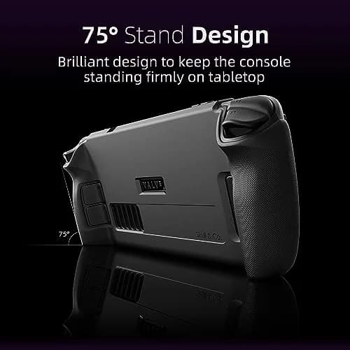 SAVAGE RAVEN Skull & Co. GripCase Bundle for Steam Deck with Slim Carrying Case - Black thumbnail 4