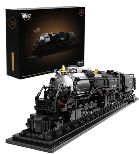 Nifeliz Big Boy Steam Locomotive Building Set, Trains Series | Authentic Toy for Train Enthusiasts thumbnail 1