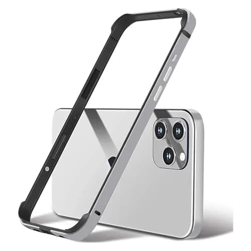 AOPNN Aluminum for iPhone 15 Pro MAX Bumper Case,Metal Frame Natural Titanium | Slim 2mm, Aviation Alloy thumbnail 1