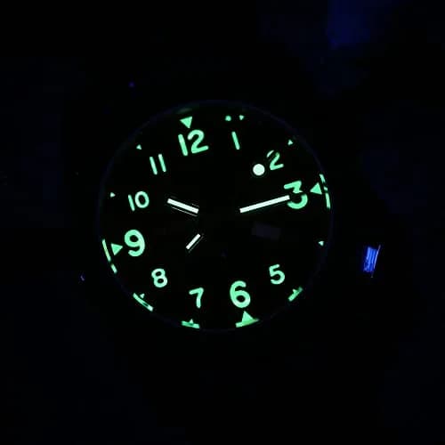 BODERRY Men's Titanium Automatic Field Watch 40mm Military Waterproof 100M | Japanese Mechanical Movement thumbnail 4